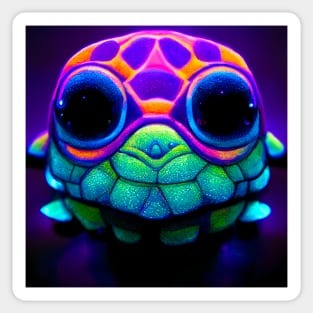 Psychedelic Turtle Sticker